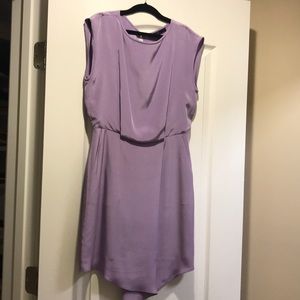 Tibi lavender silk dress